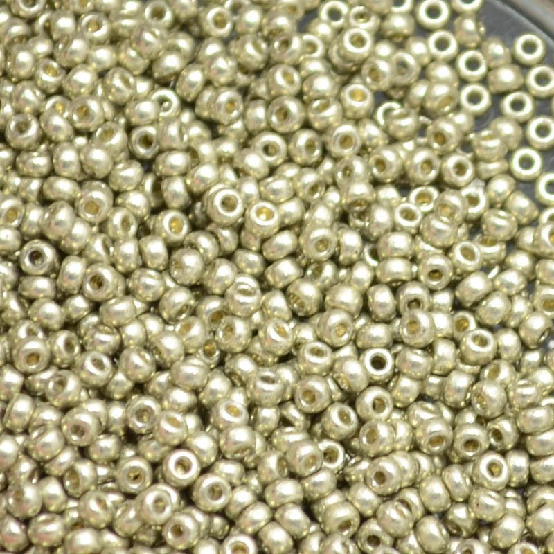 Miyuki Seed Beads - 11/0 - Galvanized Light Pewter [Duracoat] -mb11-4221b250- 25
