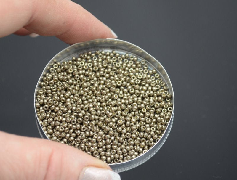 Miyuki Seed Beads 11/0 - mb11-4222 - Galvanized Pewter [Duracoat] 22g