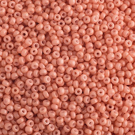 Miyuki Seed Beads - 11/0 - Medium Salmon Pink Opaque [Duracoat] -mb11-4462b250- 