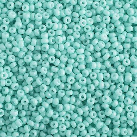 Miyuki Seed Beads - 11/0 - Aquamarine Opaque [Duracoat] -mb11-4472b250- 250g