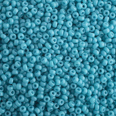 Miyuki Seed Beads - 11/0 - Deep Icy Blue Opaque [Duracoat] -mb11-4480b250- 250g