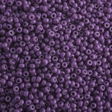 Miyuki Seed Beads 11/0 - mb11-4490 - Dark Orchid Opaque [Duracoat] 22g
