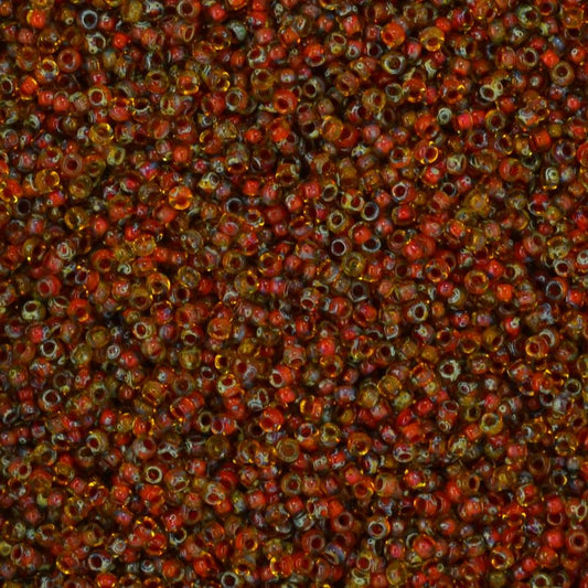 Miyuki Seed Beads 11/0 - mb11-4501 - Light Topaz Picasso 22g