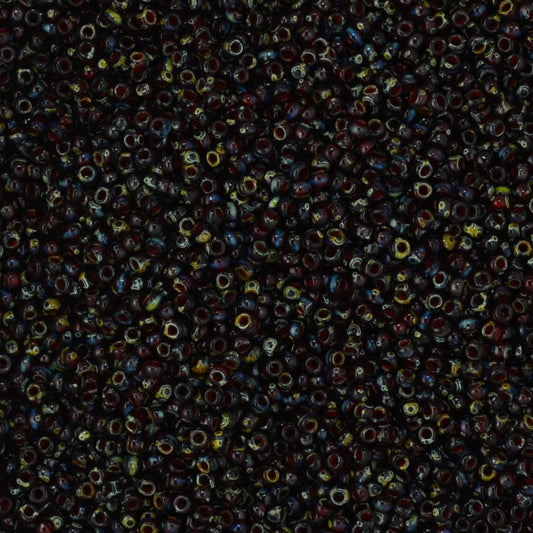 Miyuki Seed Beads 11/0 - mb11-4504 - Ruby Picasso 10g