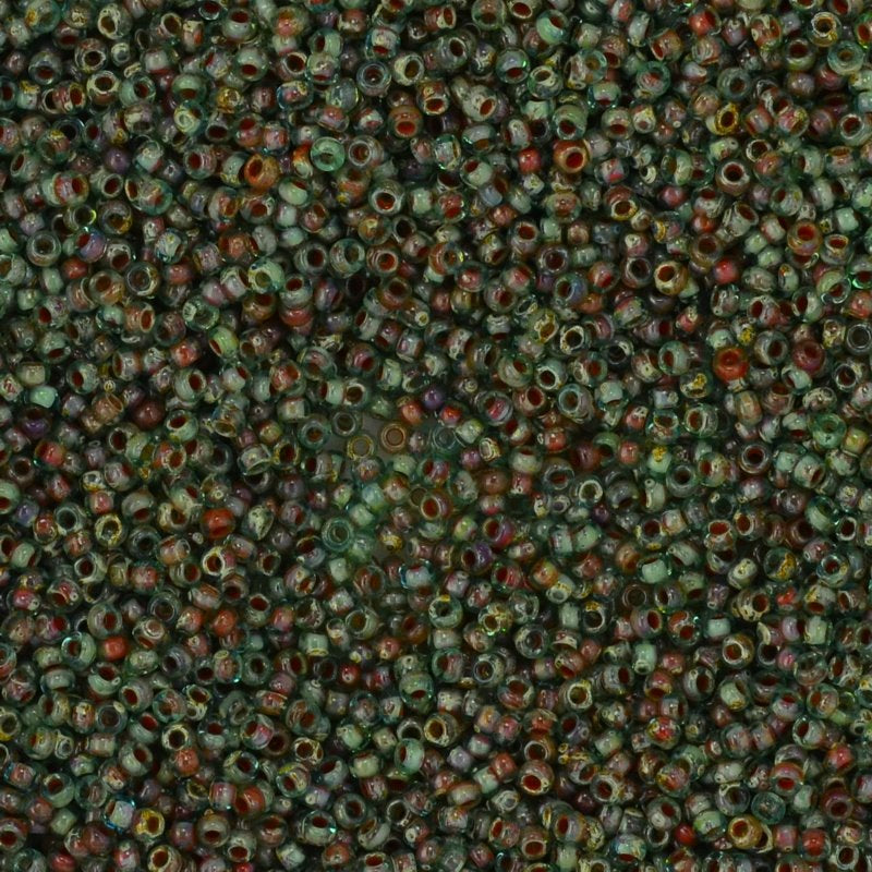 Miyuki Seed Beads 11/0 - mb11-4506 - Seafoam Picasso 22g