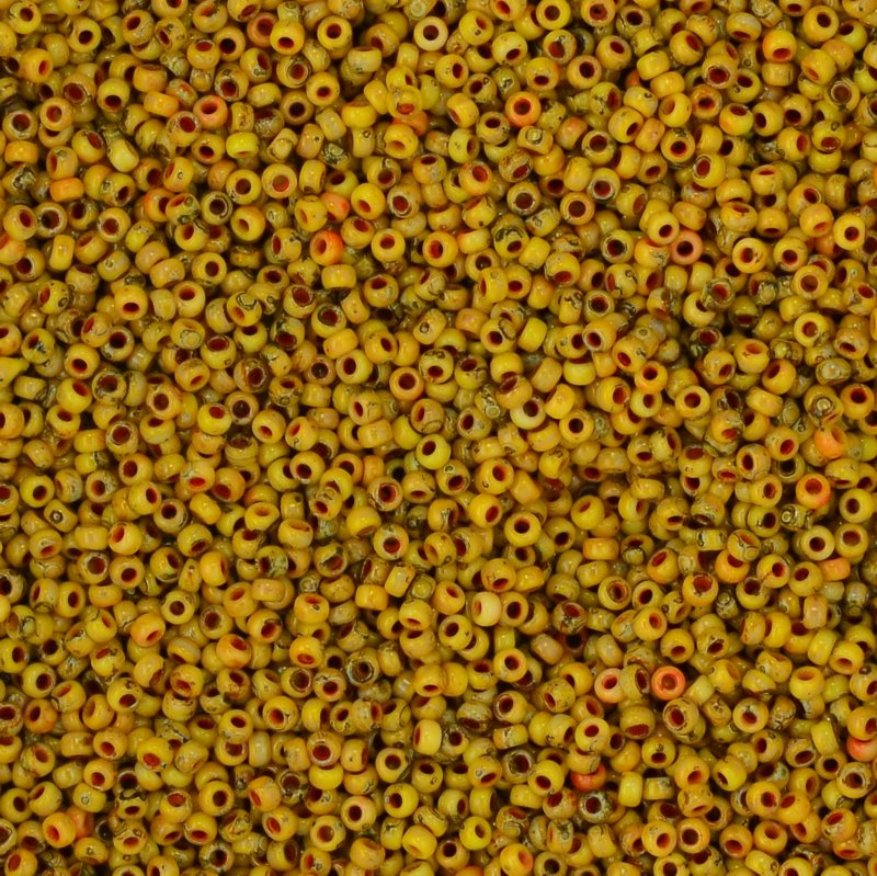 Miyuki Seed Beads 11/0 - mb11-4512 - Yellow Picasso 22g