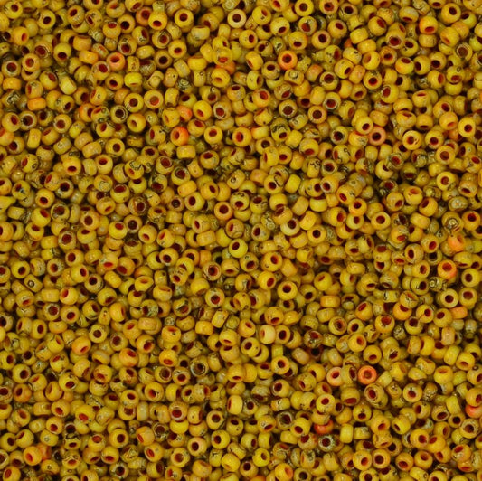 Miyuki Seed Beads 11/0 - mb11-4512 - Yellow Picasso 22g