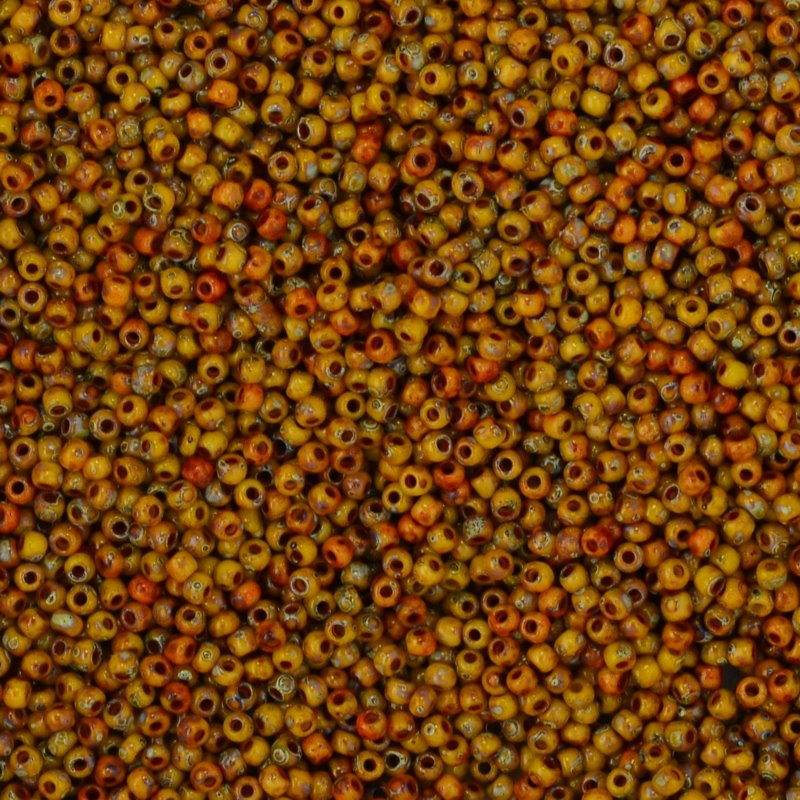 Miyuki Seed Beads 11/0 - mb11-4517 - Brown Picasso 22g