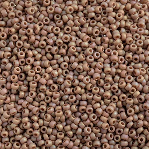 Miyuki Seed Beads - 11/0 - Frosted Glazed/Rainbow Light Rose Matte AB -mb11-4694