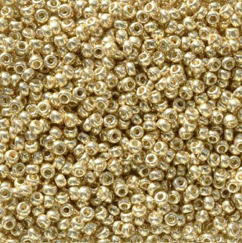 Miyuki Seed Beads - 11/0 - Galvanized Bright Gold [Duracoat] -mb11-5101b250- 250