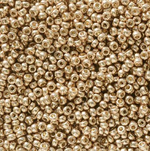 Miyuki Seed Beads 11/0 - mb11-5104 - Galvanized Antique Gold [Duracoat] 22g