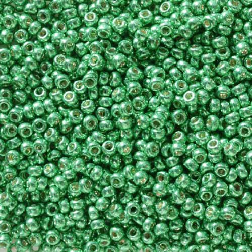 Miyuki Seed Beads 11/0 - mb11-5105 - Galvanized Darker Mint Green [Duracoat] 10g