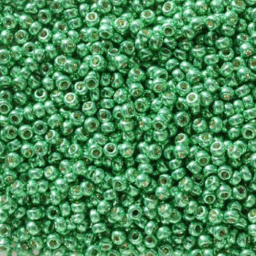 Miyuki Seed Beads - 11/0 - Galvanized Darker Mint Green [Duracoat] -mb11-5105b25