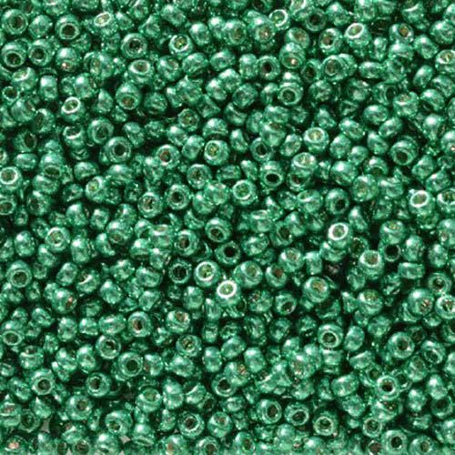 Miyuki Seed Beads - 11/0 - Galvanized Emerald Green [Duracoat] -mb11-5106b250- 2