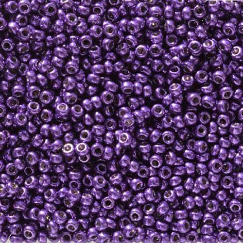 Miyuki Seed Beads 11/0 - mb11-5110 - Galvanized Dark Purple [Duracoat] 10g
