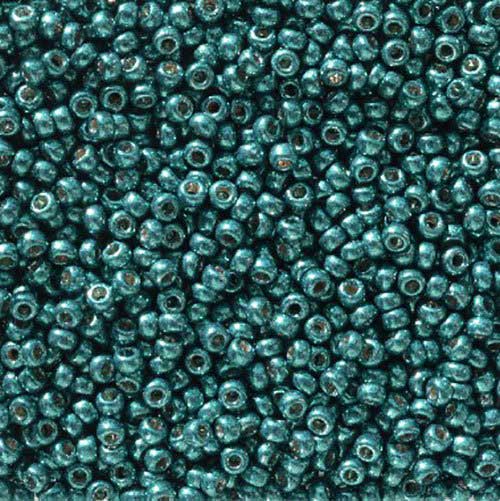 Miyuki Seed Beads - 11/0 - Galvanized Dark Teal [Duracoat] -mb11-5115b250- 250g