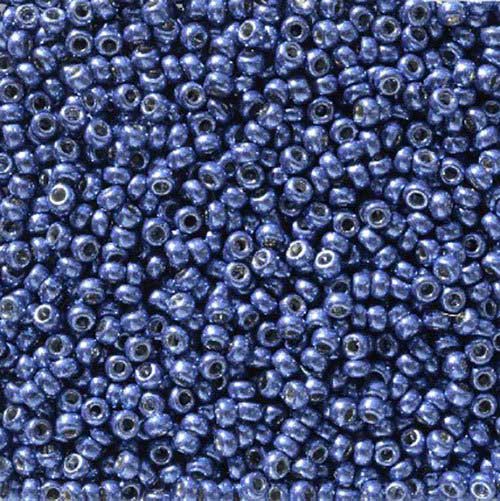 Miyuki Seed Beads - 11/0 - Galvanized Dark Sapphire [Duracoat] -mb11-5117b250- 2