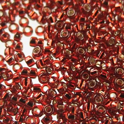 Miyuki Seed Beads 15/0 mb15-0011 - Silver Lined Ruby