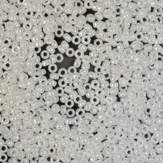 Miyuki Seed Beads 15/0 mb15-0420 - White Pearl Luster