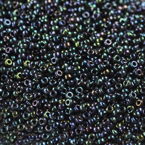 Miyuki Seed Beads - 15/0 - Metallic Dark Blue Iris -mb15-0452b250- 250g