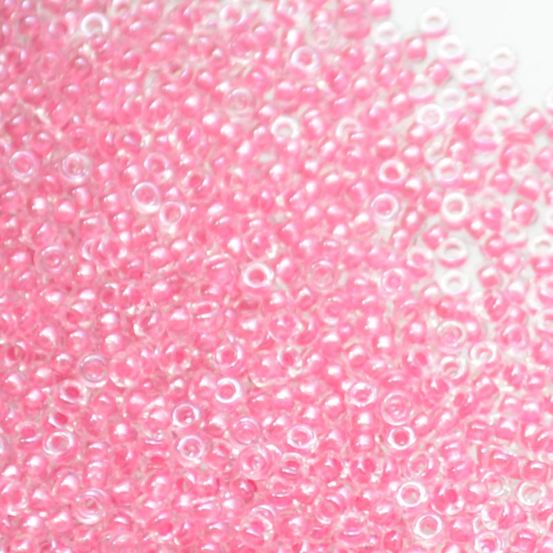 Miyuki Seed Beads 15/0 mb15-1524 - Sparkling Peony Pink Lined Crystal
