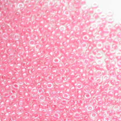 Miyuki Seed Beads 15/0 mb15-1524 - Sparkling Peony Pink Lined Crystal