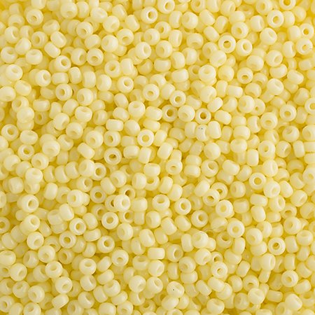 Miyuki Seed Beads - 15/0 - Lemon Silk Opaque [Duracoat] -mb15-4451b250- 250g