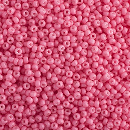 Miyuki Seed Beads - 15/0 - Bubblegum Pink Opaque [Duracoat] -mb15-4467b250- 250g