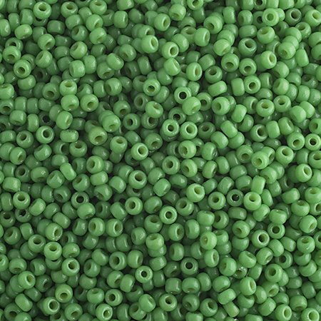Miyuki Seed Beads - 15/0 - Spring Green Opaque [Duracoat] -mb15-4476b250- 250g
