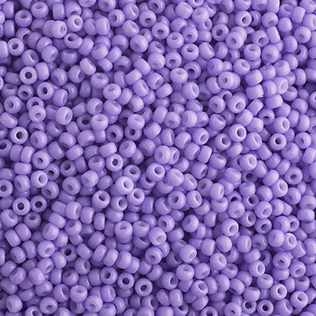 Miyuki Seed Beads - 15/0 - Light Orchid Opaque [Duracoat] -mb15-4488b250- 250g