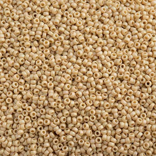Miyuki Seed Beads - 15/0 - Frosted Glazed/Rainbow Pearl Matte AB -mb15-4691b250-