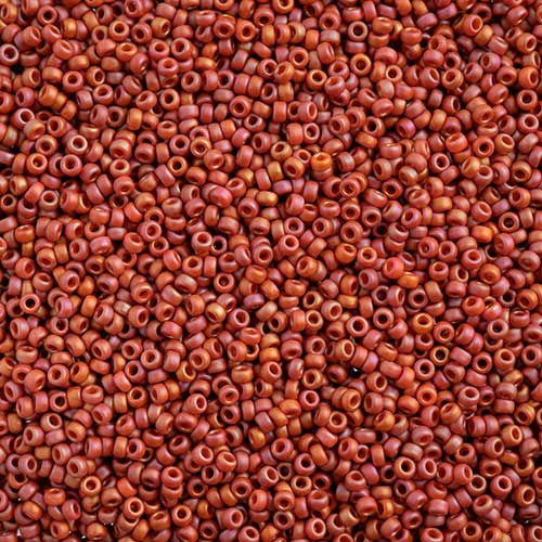 Miyuki Seed Beads 15/0 mb15-4695 - Frosted Glazed/Rainbow Pink Fuchsia Matte AB