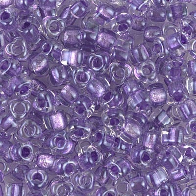 Miyuki Triangles - 5/0 - Sparkle Purple Lined Crystal