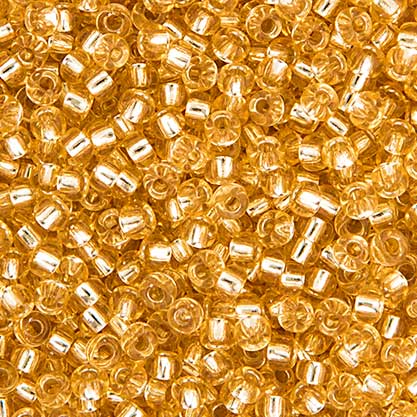 Miyuki Seed Beads - 6/0 - Silver Lined Light Gold -mb6-0002b250- 250g ...