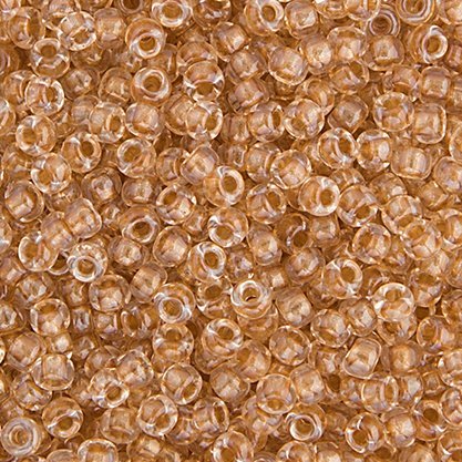 Miyuki Seed Beads 6/0 mb6-0234 - Crystal Sparkling Metallic Gold Lined