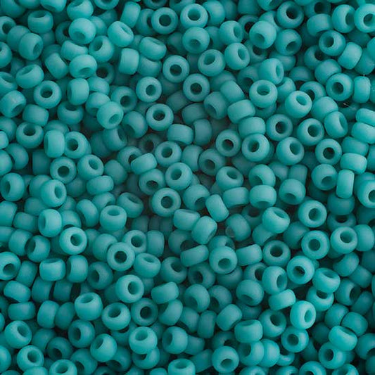 Miyuki Seed Beads - 6/0 - Matte Turquoise Green -mb6-0412Fb250- 250g