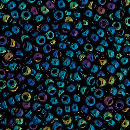 Miyuki Seed Beads - 6/0 - Opaque Blue Iris -mb6-0452b250- 250g