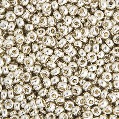 Miyuki Seed Beads 6/0 mb6-1051 - Silver Galvanized