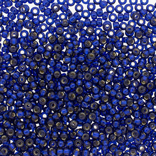 Miyuki Seed Beads 6/0 mb6-4281 - Silver Lined Navy Blue [Duracoat]