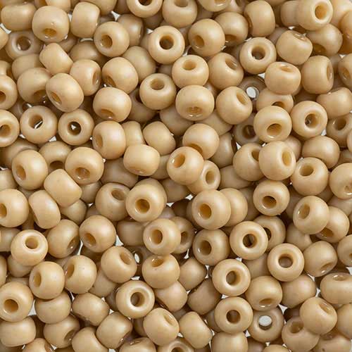 Miyuki Seed Beads - 6/0 - Frosted Glazed/Rainbow Pearl Matte AB -mb6-4691b250- 2