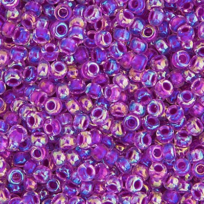 Miyuki Seed Beads 8/0 mb8-0264 - Magenta AB Lined [Dyed]
