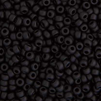 Miyuki Seed Beads - 8/0 - Black Matte -mb8-0401Fb250- 250g