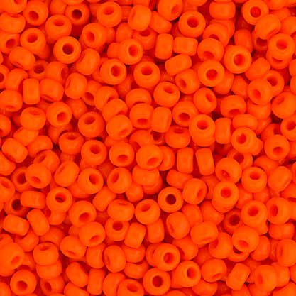 Miyuki Seed Beads - 8/0 - Orange Opaque -mb8-0406b250- 250g