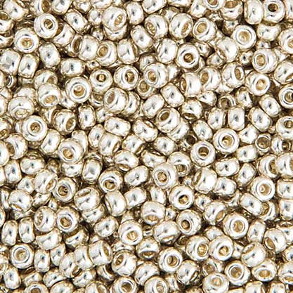 Miyuki Seed Beads - 8/0 - Silver Galvanized -mb8-1051b250- 250g