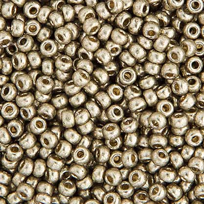 Miyuki Seed Beads - 8/0 - Duracoat Galvanized Light Pewter -mb8-4221b250- 250g