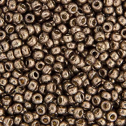Miyuki Seed Beads - 8/0 - Duracoat Galvanized Pewter -mb8-4222b250- 250g