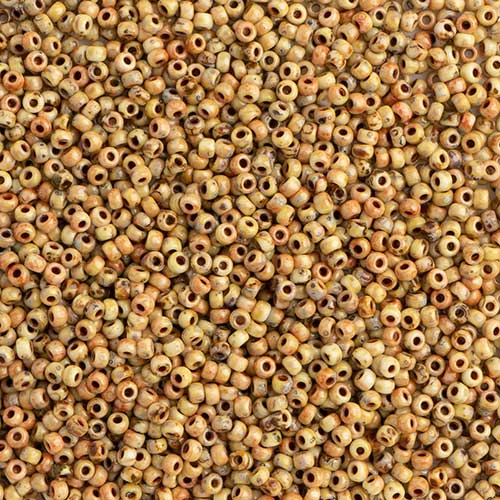 Miyuki Seed Beads - 8/0 - Yellow Picasso -mb8-4512b250- 250g