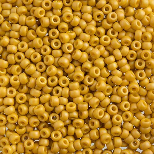 Miyuki Seed Beads 8/0 mb8-4692 - Frosted Glazed/Rainbow Yellow Matte AB