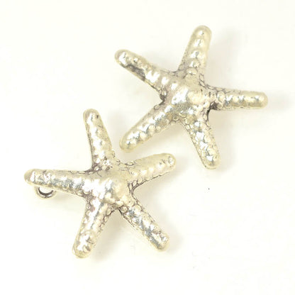 SS Pendant   1" Sea Starfish Each