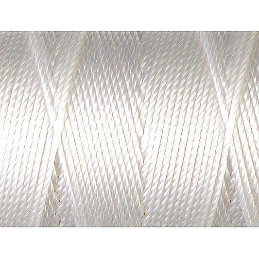 C-Lon Bead Cord - White